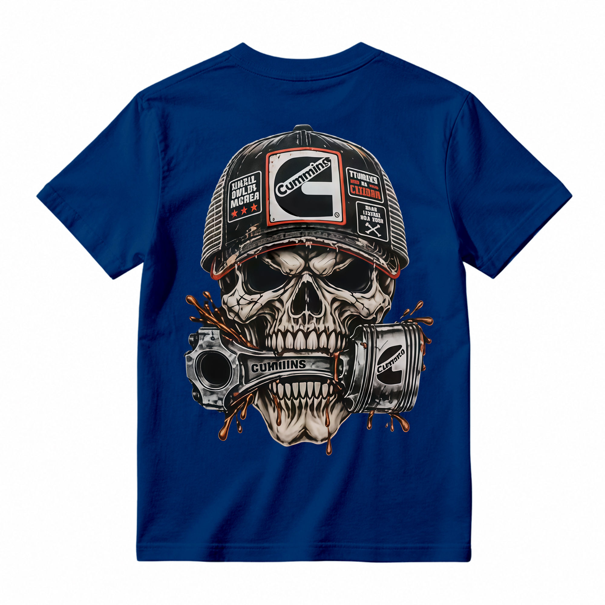 Heavy Metal Mechanic Skull T-Shirt Bundle , Diesel Power, Turbo Engine & Power Tool Graphic Tees