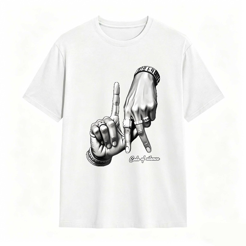 Hand Gesture Code Of Silence Unisex Classic T-shirt