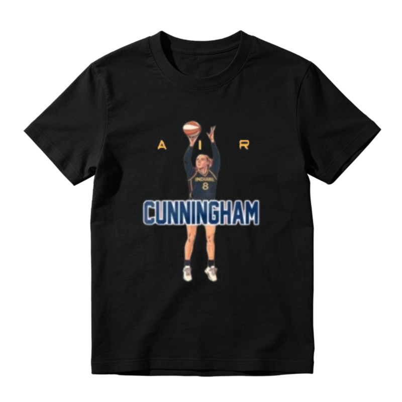 Air Cunningham Basketball Player Shooting Pose T-shirt