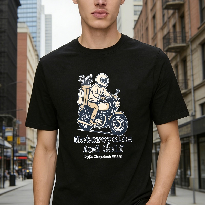 Motorcycles And Golf Both Require Skills Unisex Classic T-shirt