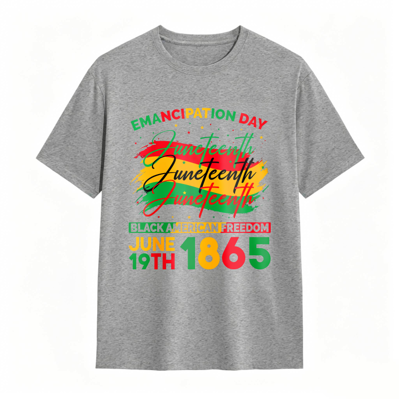 Emancipation Day Juneteenth Black American Freedom June 19th 1865 T-shirt
