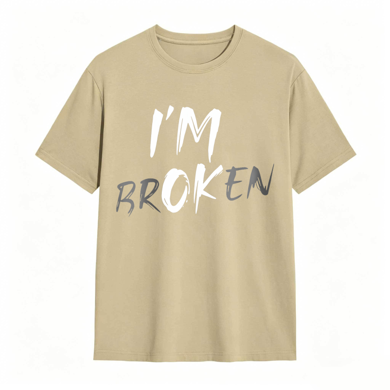 Im Broken Text Design Unisex Classic T-shirt