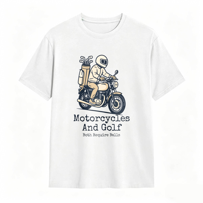 Motorcycles And Golf Both Require Skills Unisex Classic T-shirt