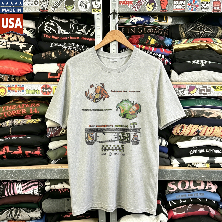 CozTee Artistic Design With Characters And Text Graphic T-Shirt