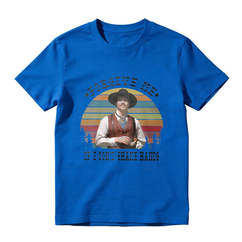 Forgive Me If I Don T Shake Hands Cowboy Western Vintage Retro Unisex Classic T-shirt