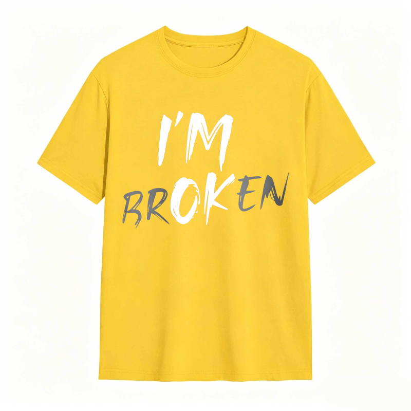 Im Broken Text Design Unisex Classic T-shirt