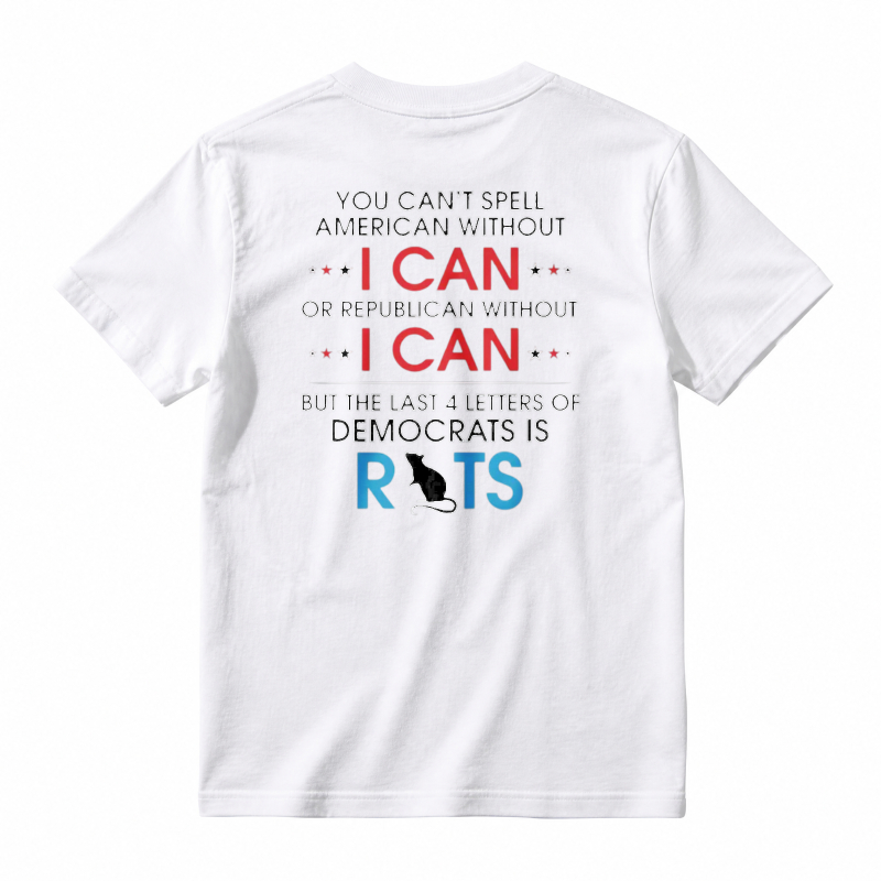 Political Statement With American Republican And Democrat Reference Unisex Classic T-shirt
