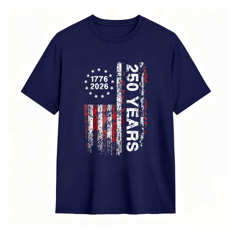 American Flag 1776 2026 250 Years Independence Day T-shirt