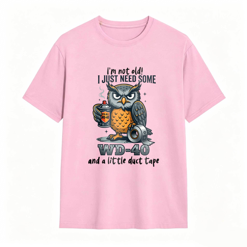 Owl With Wd 40 And Duct Tape Humor Unisex Classic T-shirt