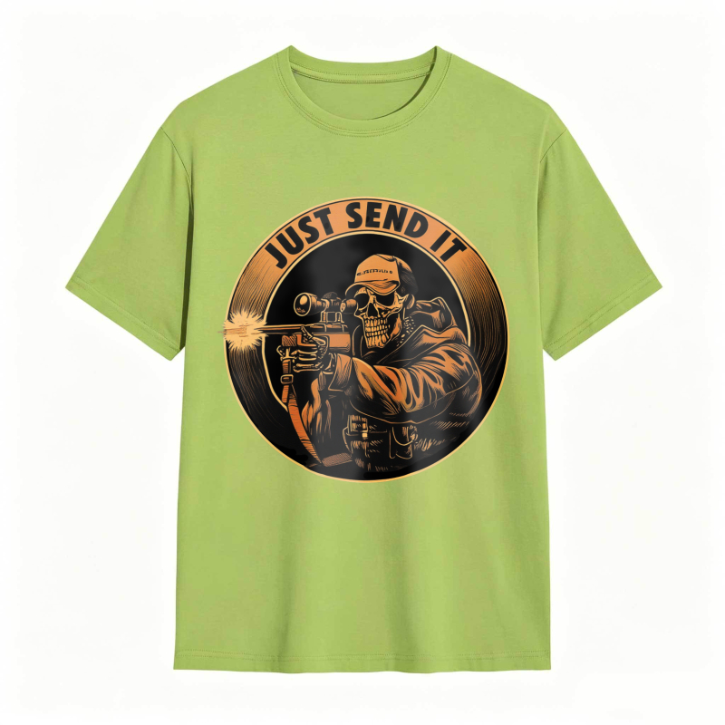 Skull Sniper Just Send It Graphic Unisex Classic T-shirt