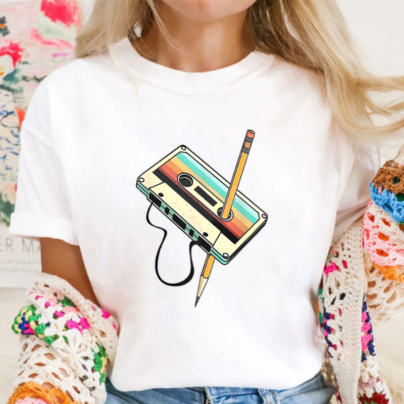 Cassette Tape With Pencil Unisex Classic T-shirt