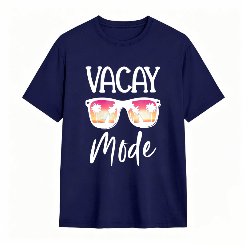 Vacay Mode Sunglasses Palm Tree Sunset Design Unisex Classic T-shirt