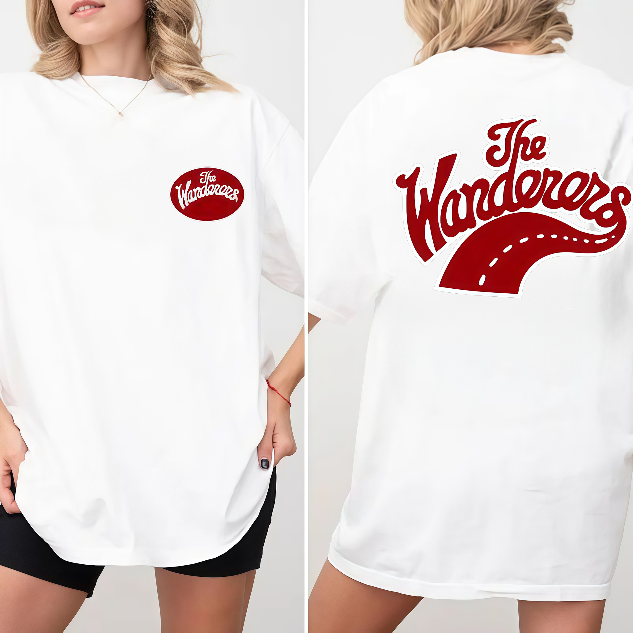 Classic Cult Film Graphic Tee, Retro Street Gang T-Shirt, The Wanderers Against The World Shirt