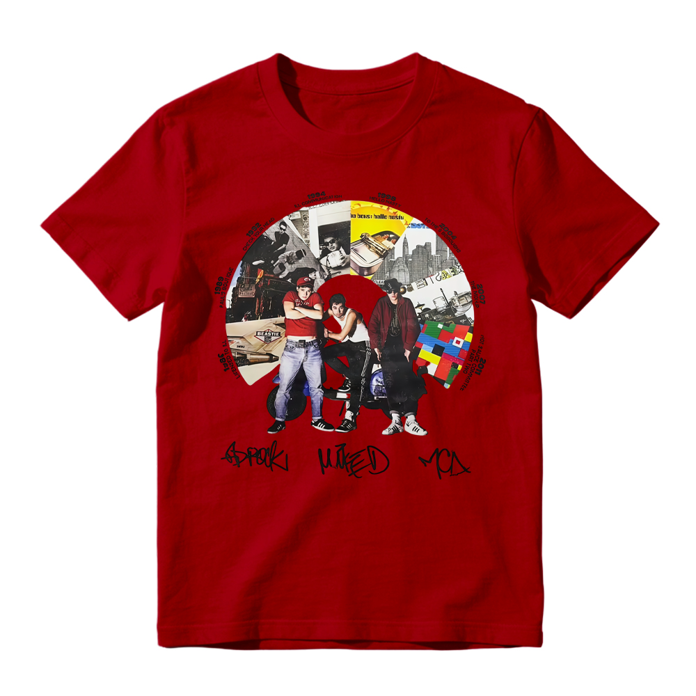 Beastie Boys Album Collage Retro T-shirt