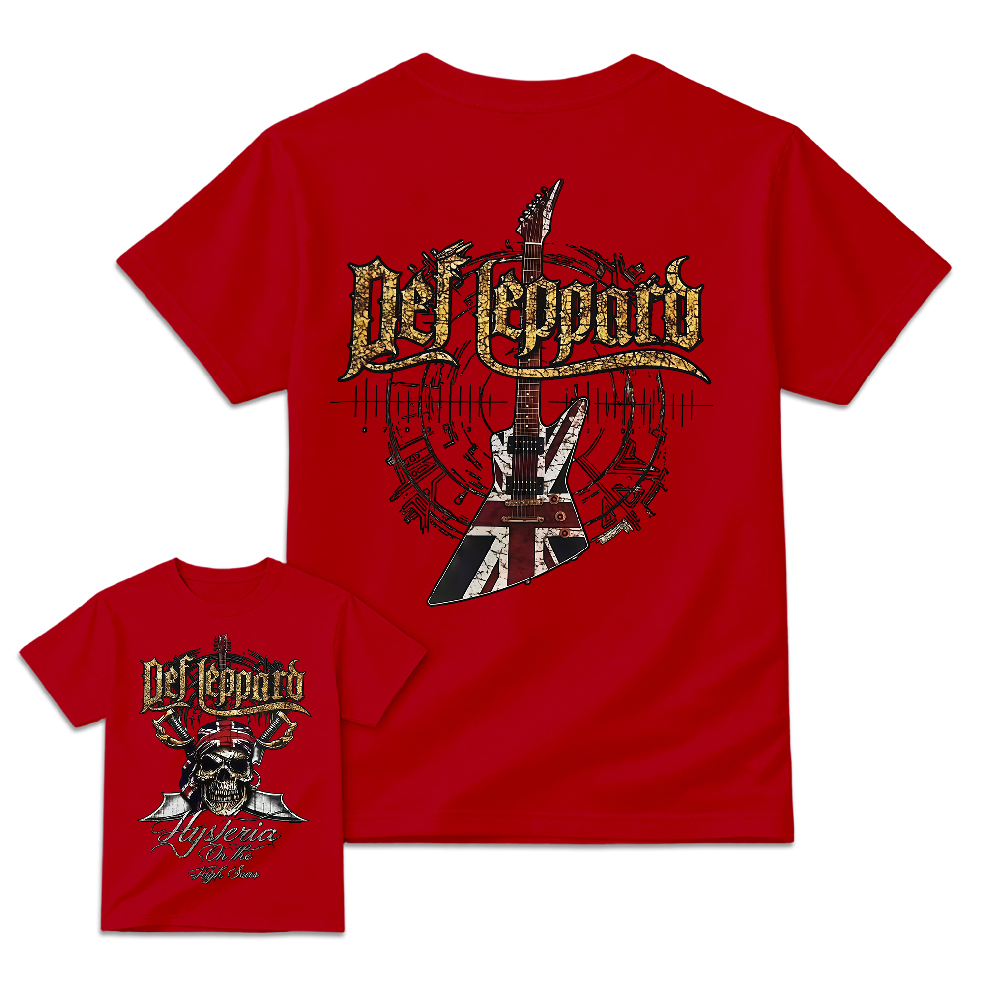 Def Leppard Hysteria On The High Seas T-shirt