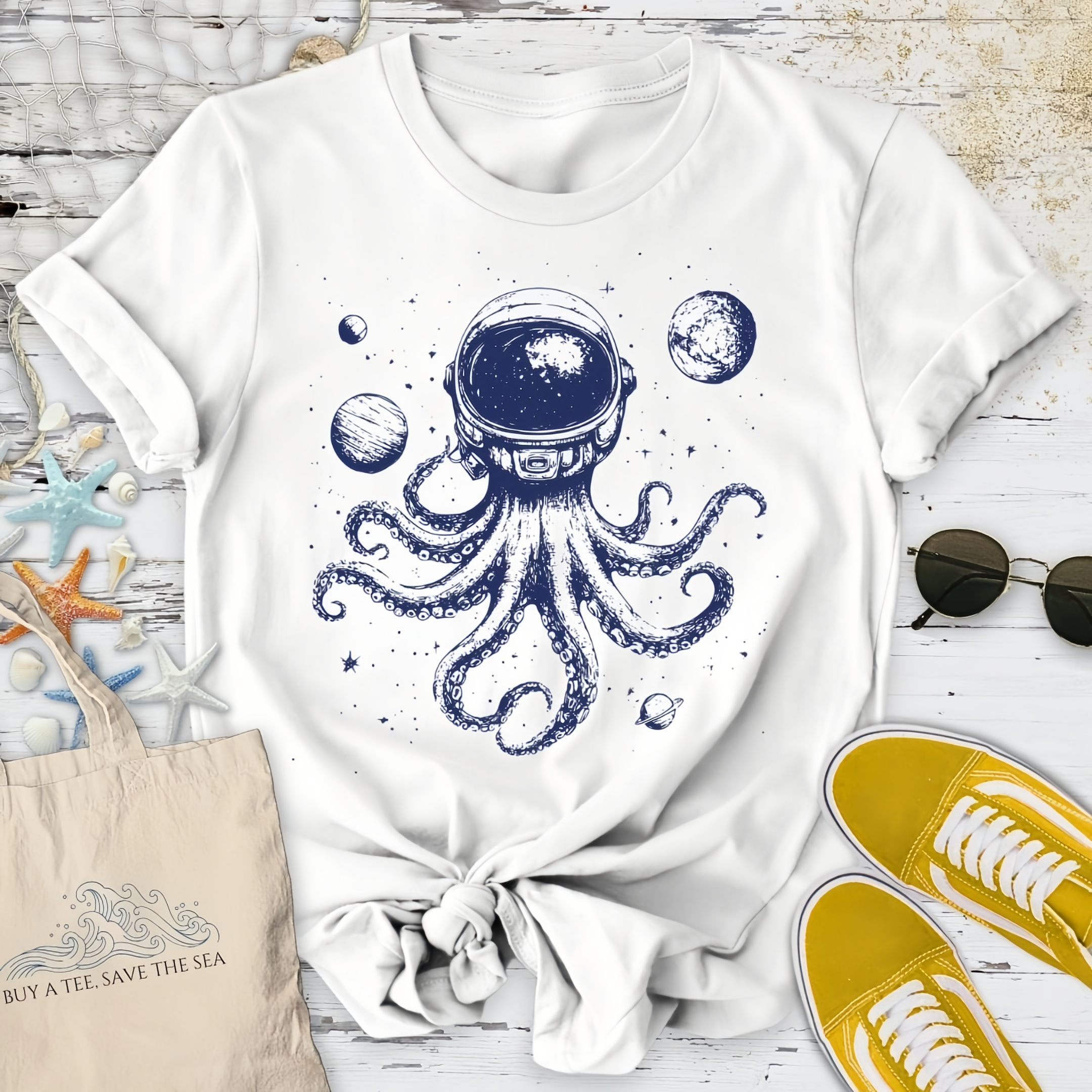 Space Octopus T-Shirt