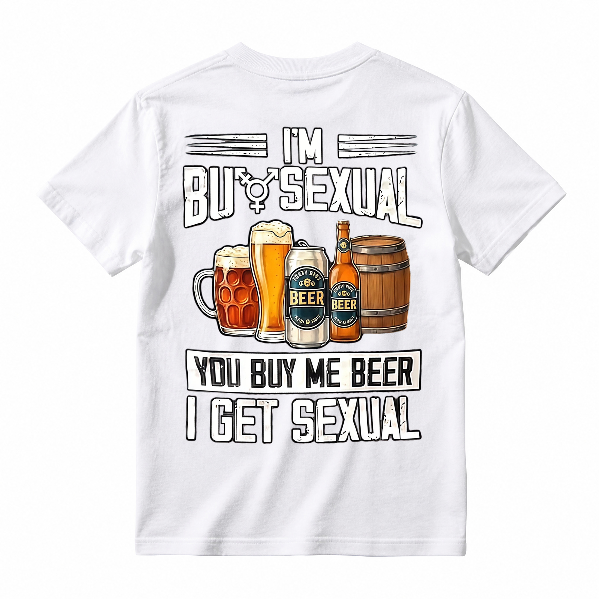 "I'm Buy-Sexual" Beer Pun T-shirt