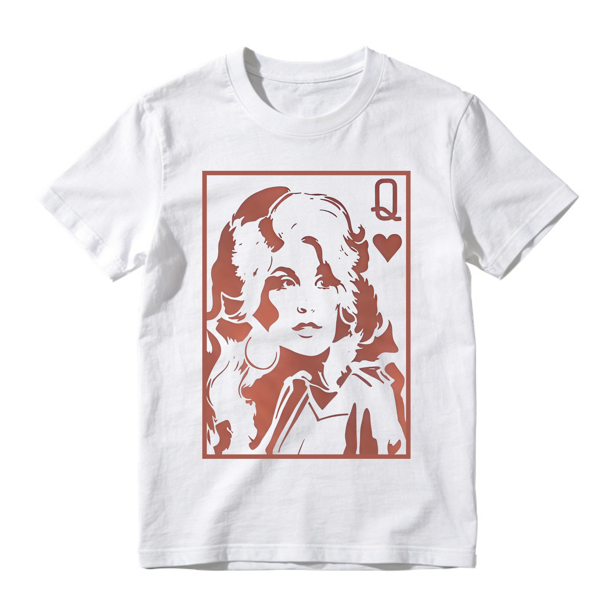 "Dolly" Queen of Hearts Retro Color Blocking T-shirt