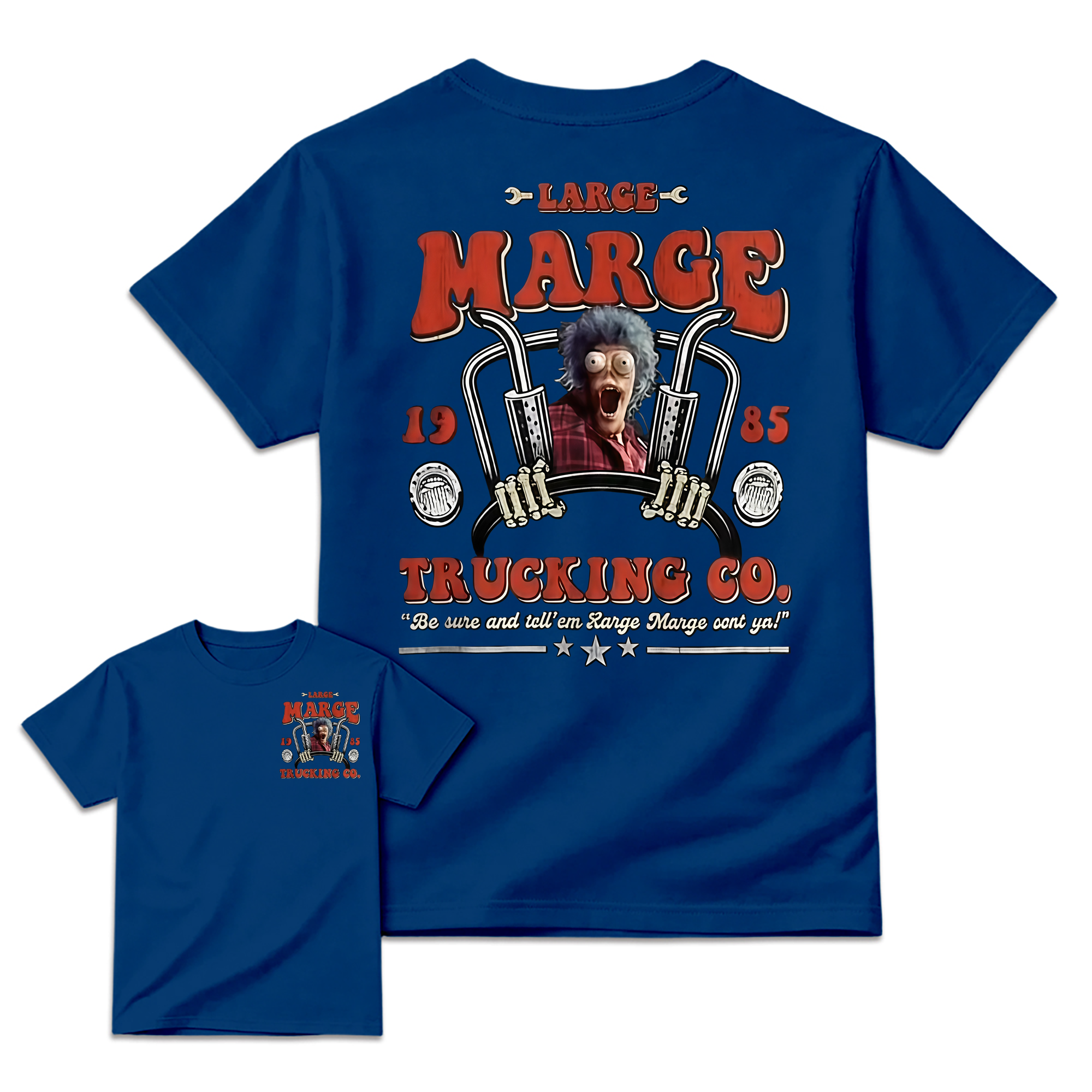 "Large Trucking Co." Retro Slogan T-shirt