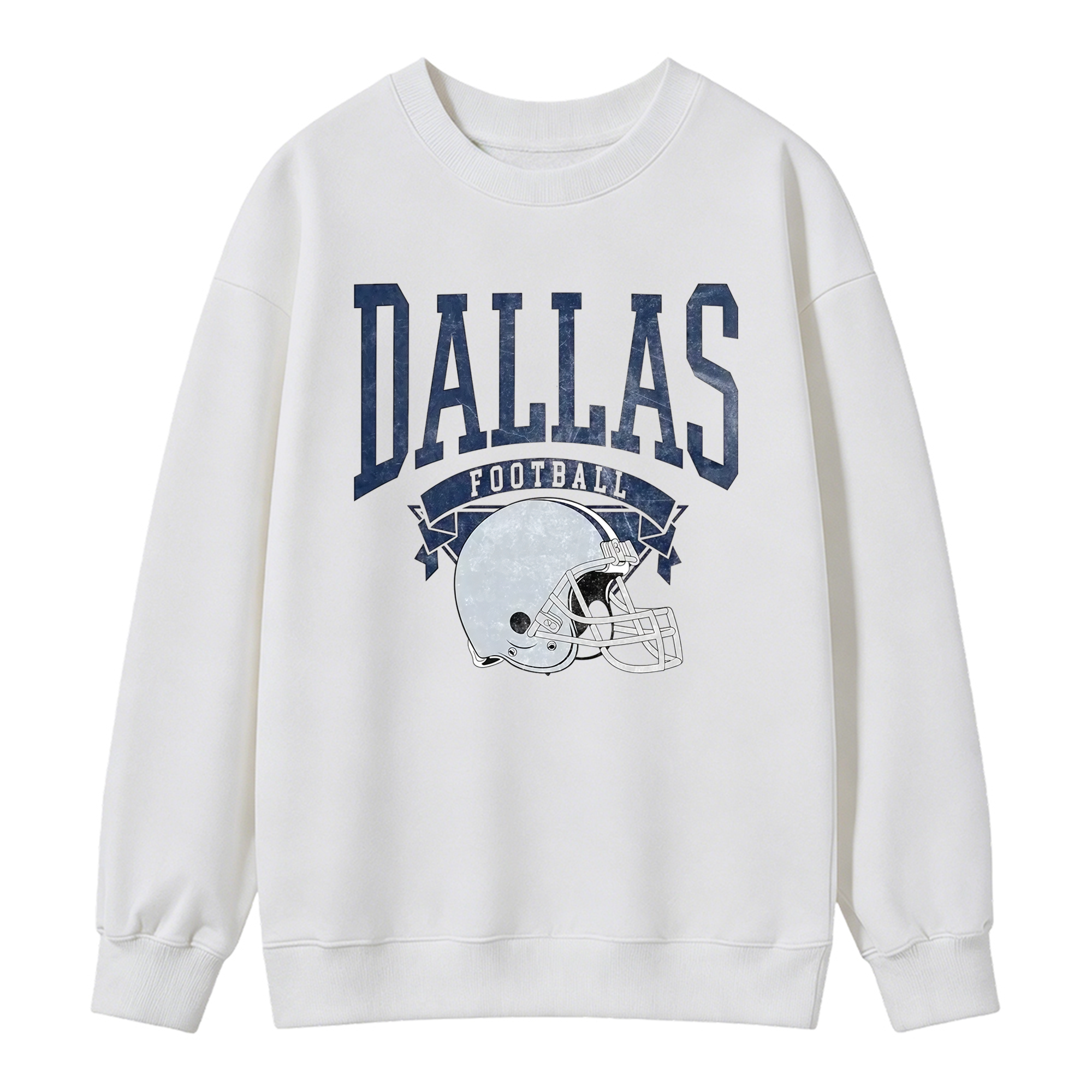 Vintage Football Sweatshirt Hometown Team Pullovers Sublimation Print Soft Cozy Retro Style Comfortable All-Season Wear
