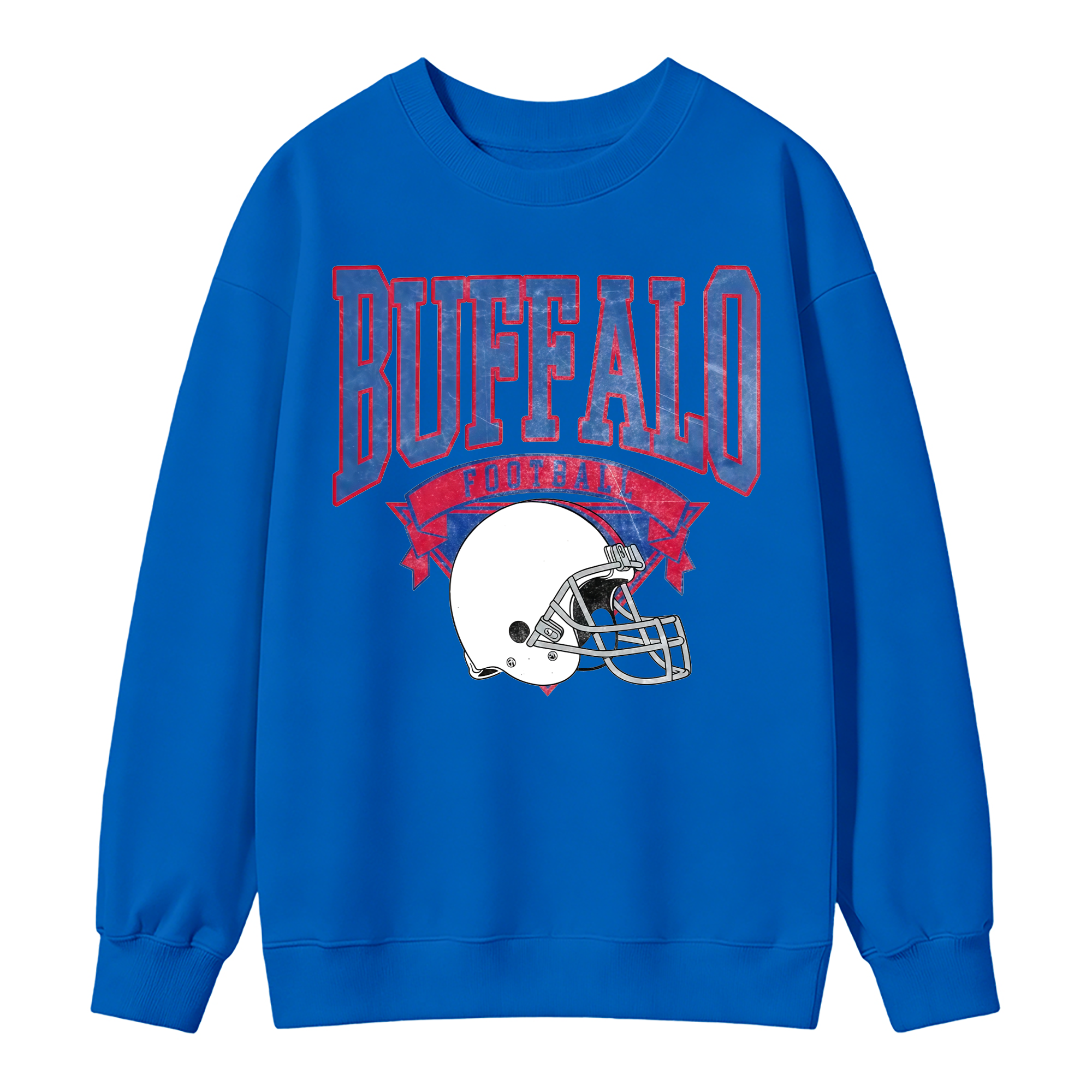 Vintage Football Sweatshirt Hometown Team Pullovers Sublimation Print Soft Cozy Retro Style Comfortable All-Season Wear