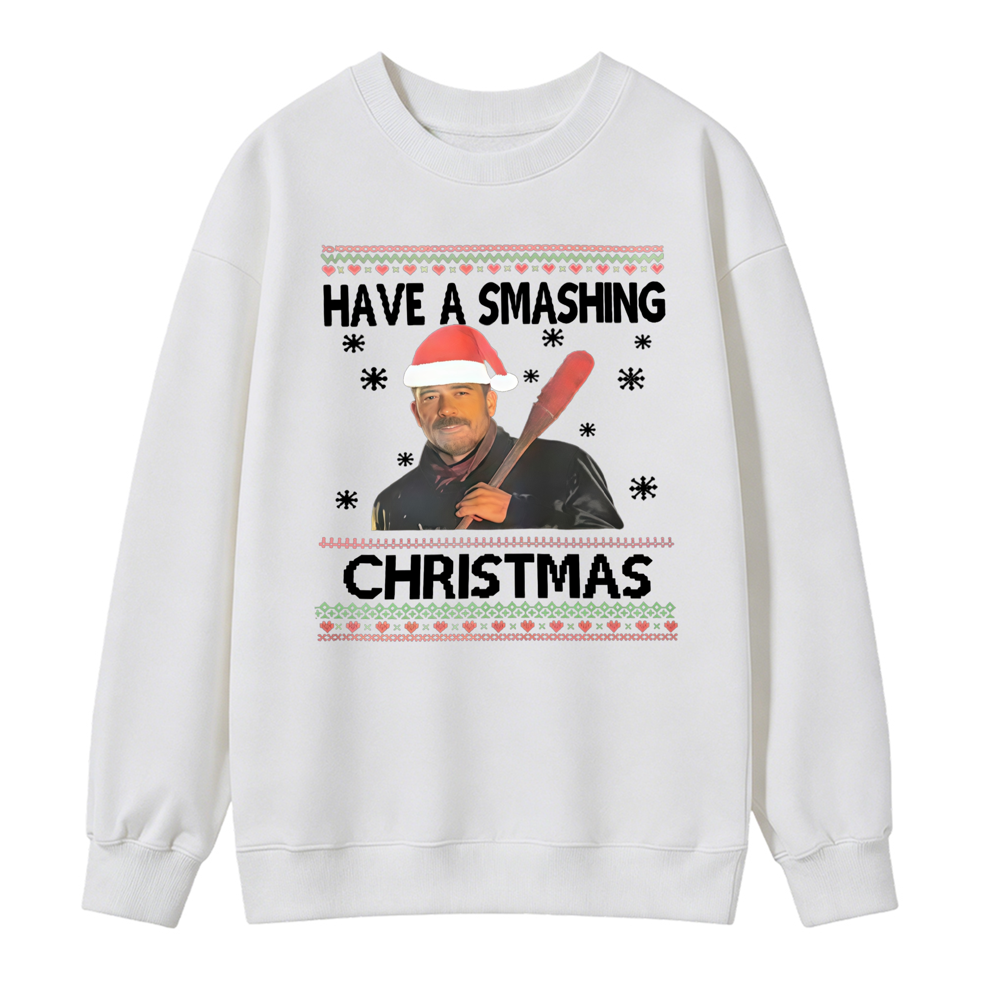 “Have A Smashing Christmas” T.W.D Movie Sweatshirt