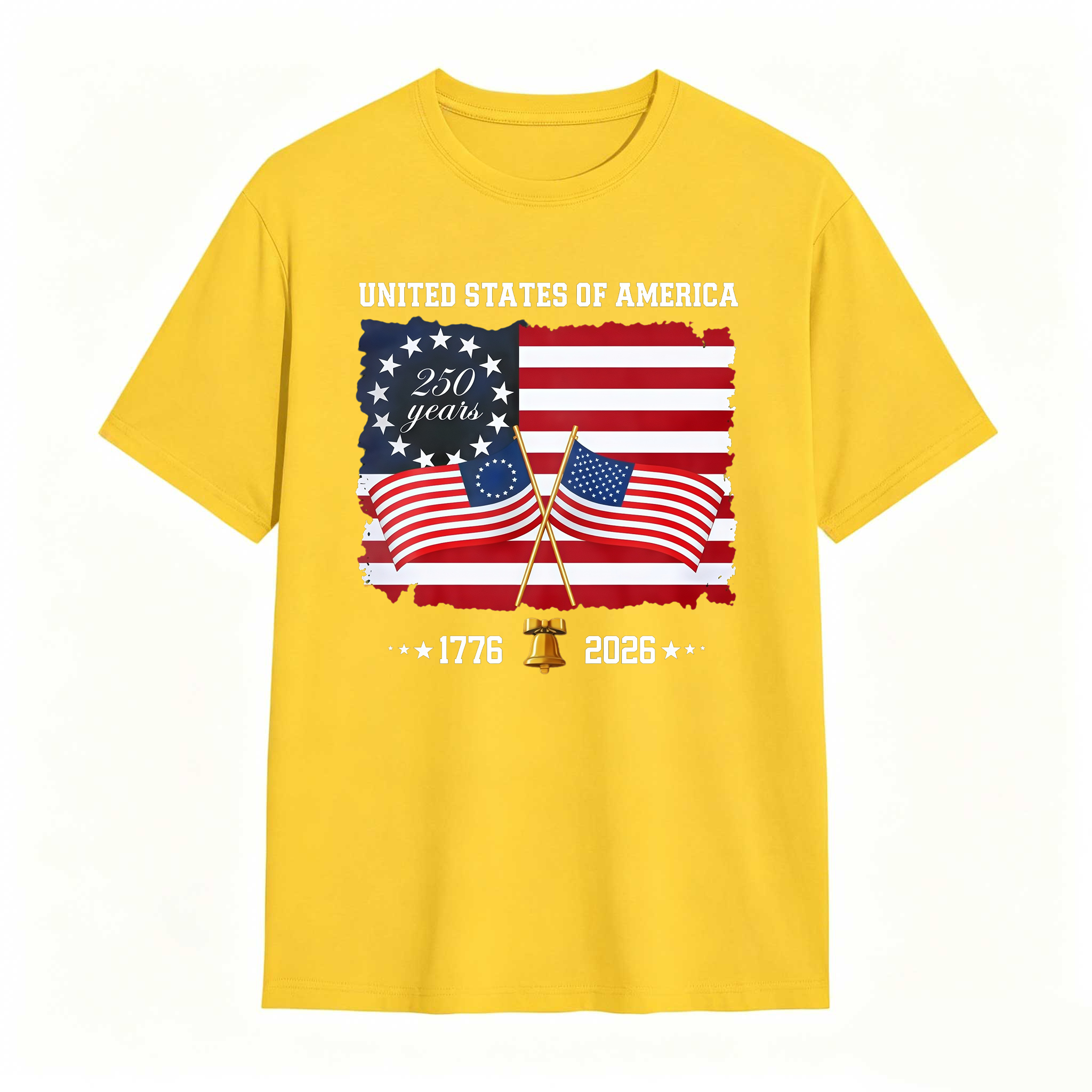 United States Of America 250 Years 1776 2026 Independence Day American Flag T Shirt