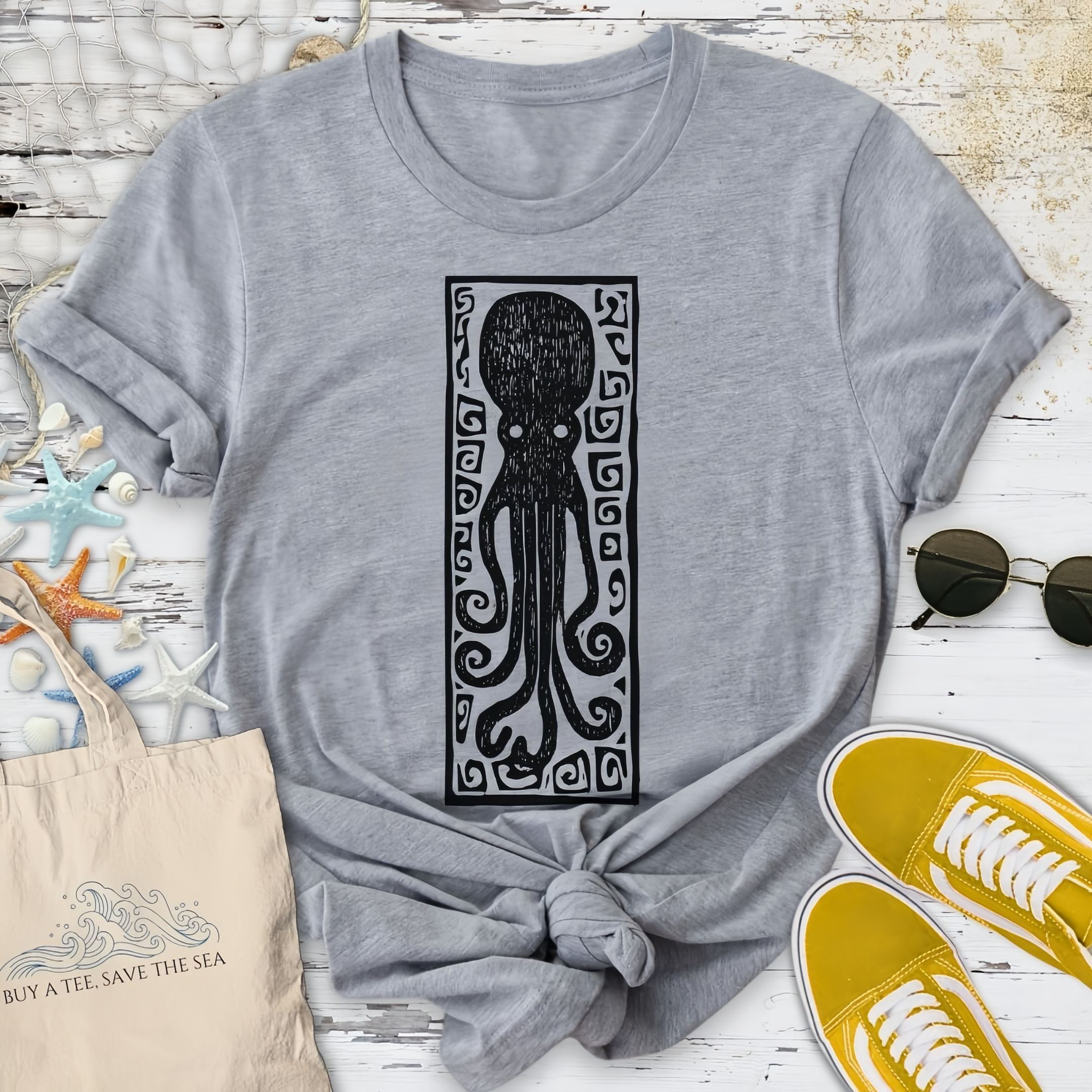 Prehistoric Octopus T-Shirt