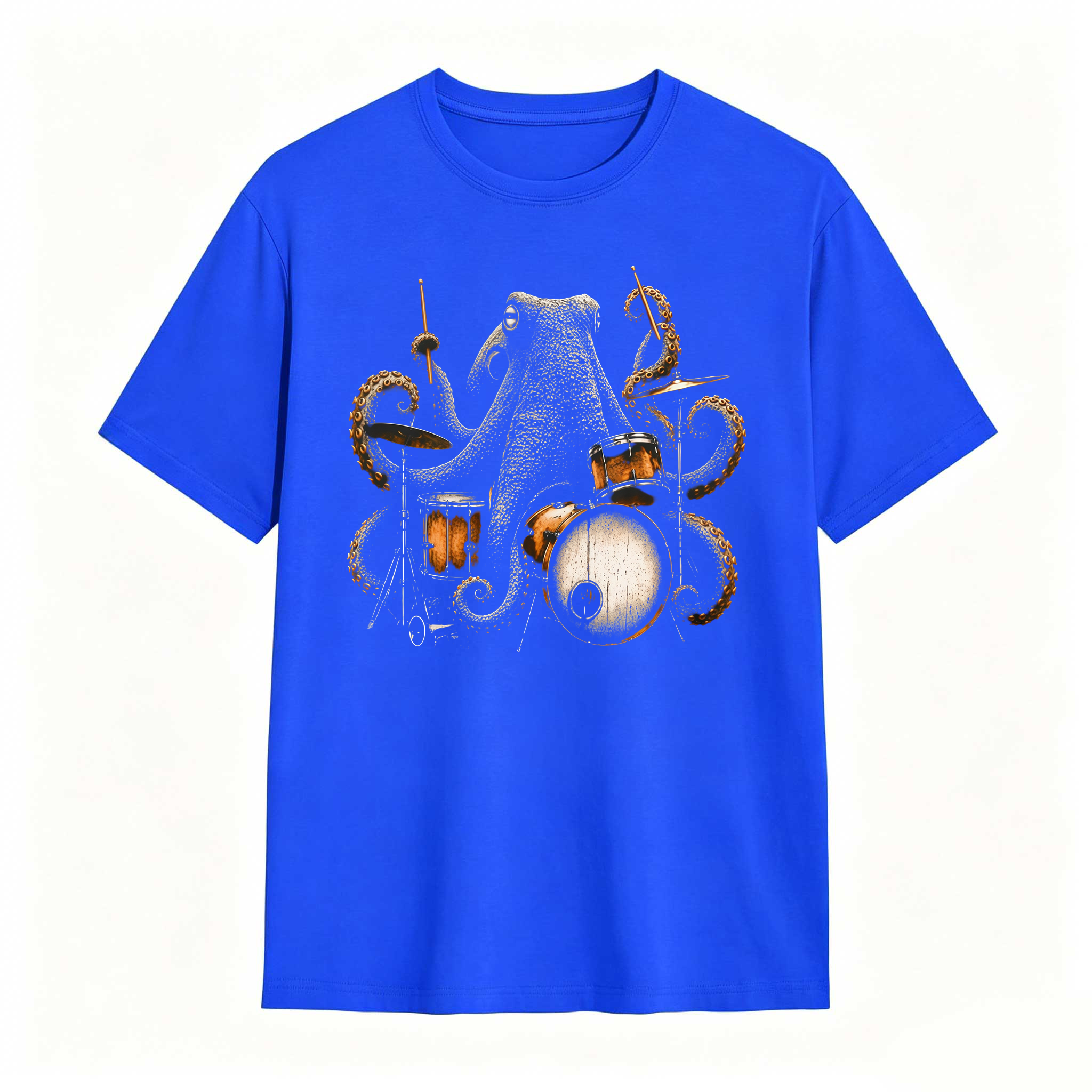 Wild Octopus Drummer T-Shirt