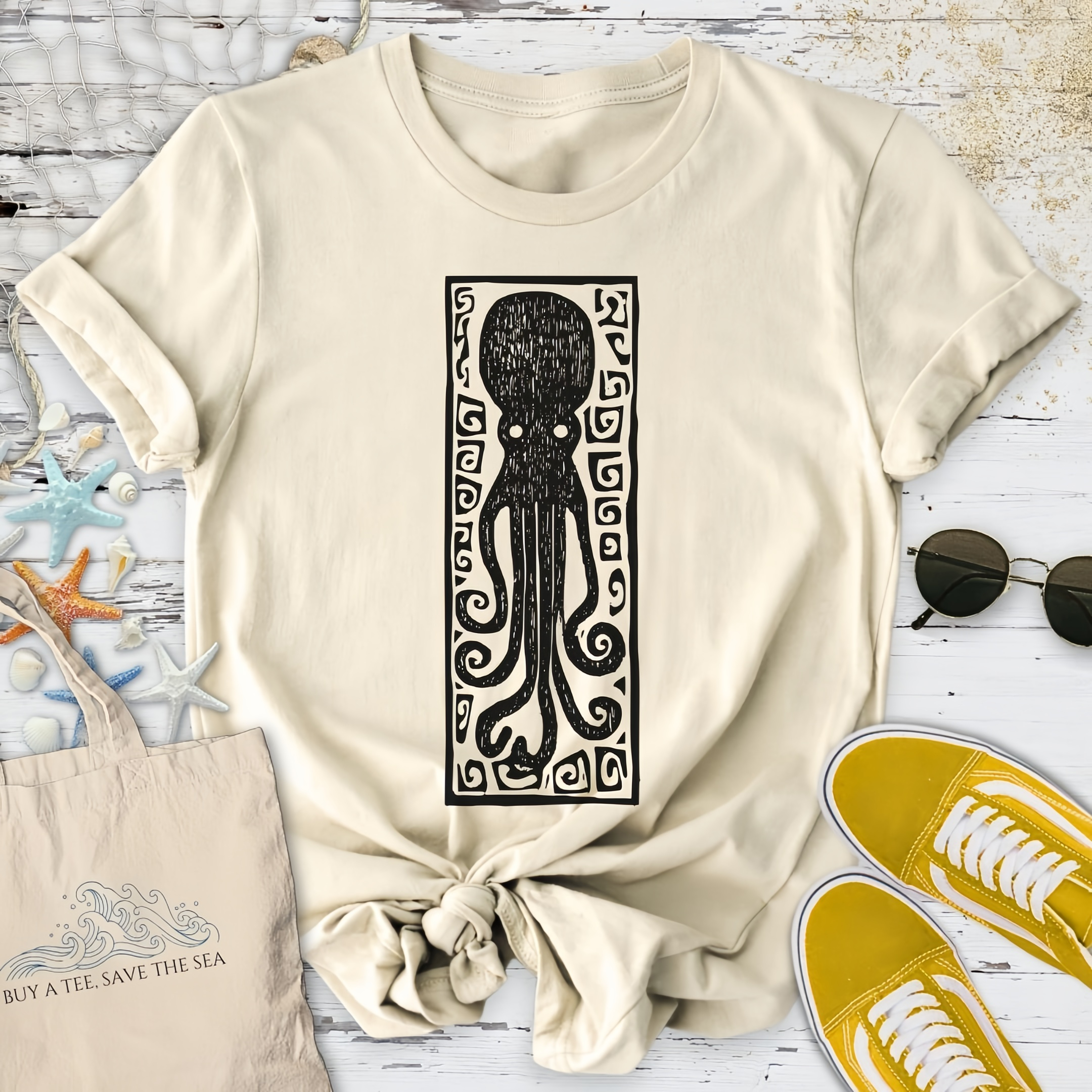 Prehistoric Octopus T-Shirt