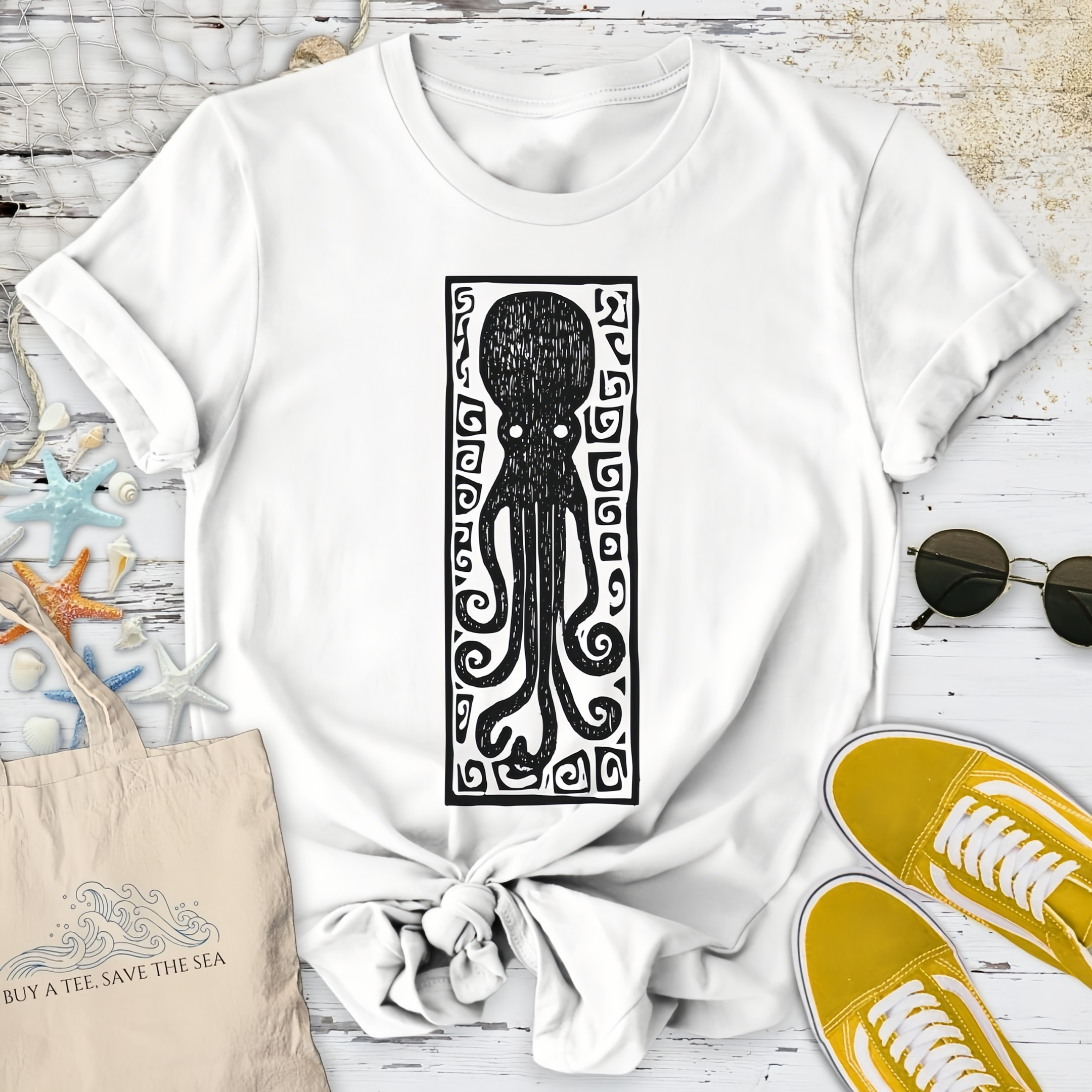 Prehistoric Octopus T-Shirt