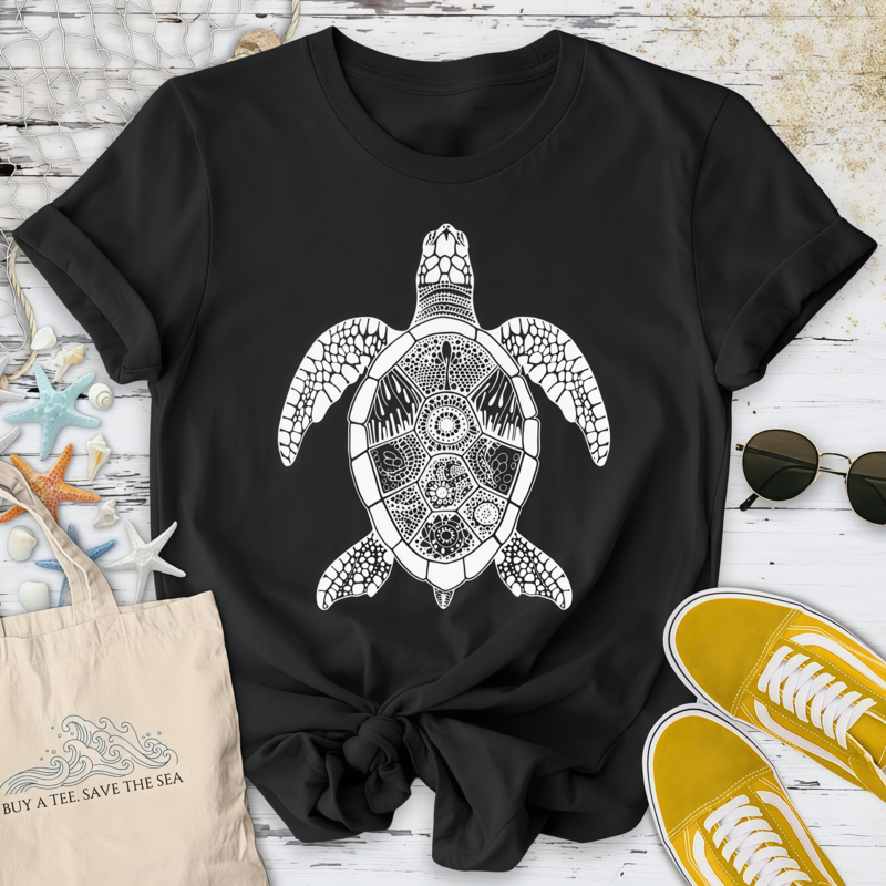Turtle Zentangle T-Shirt