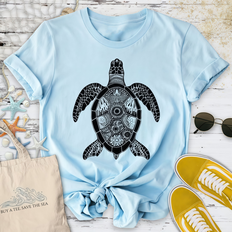 Turtle Zentangle T-Shirt