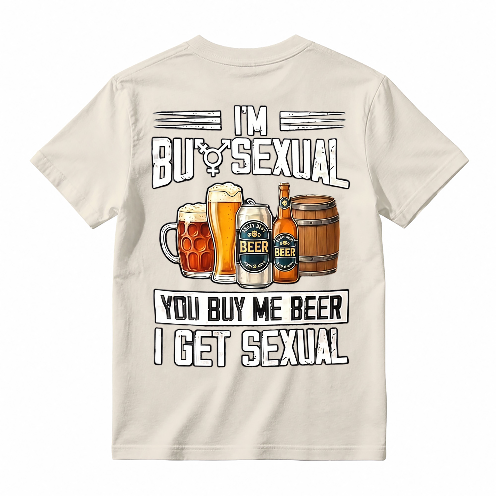 "I'm Buy-Sexual" Beer Pun T-shirt