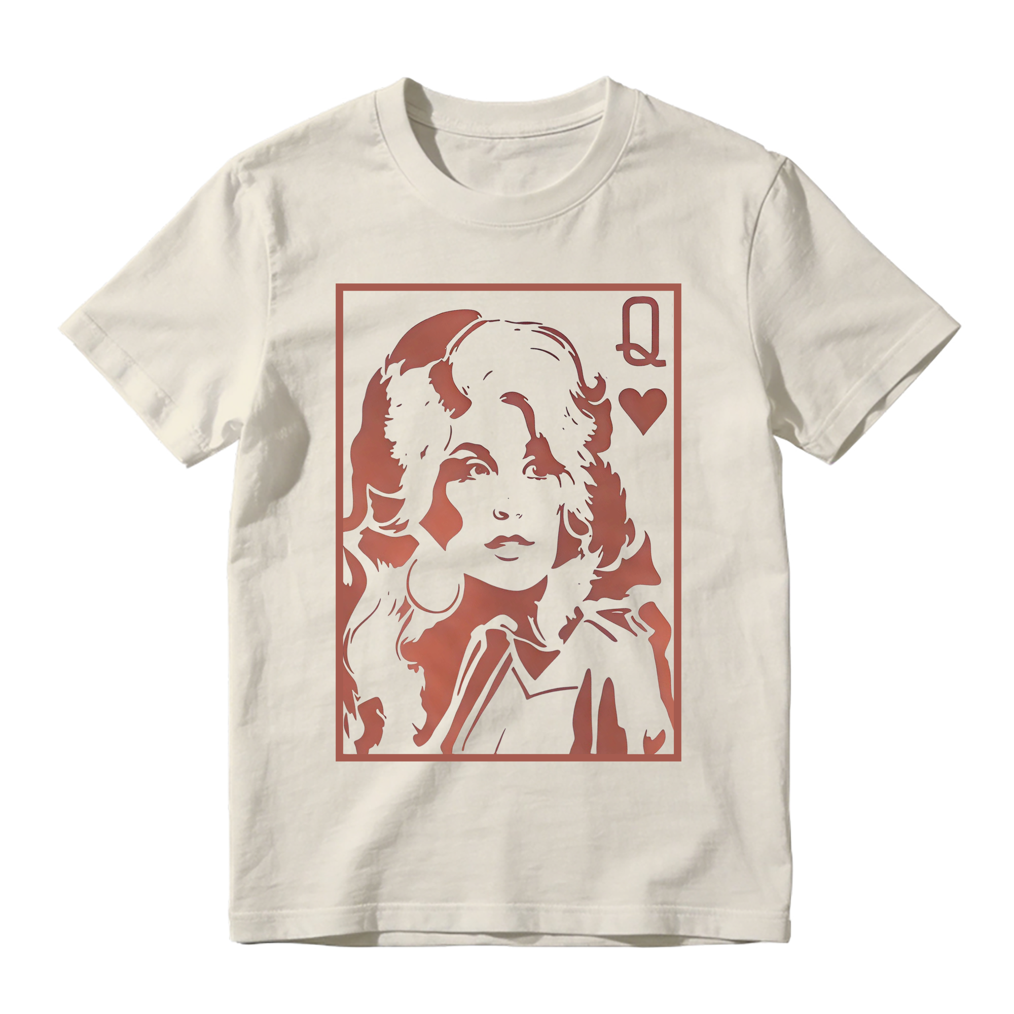 "Dolly" Queen of Hearts Retro Color Blocking T-shirt