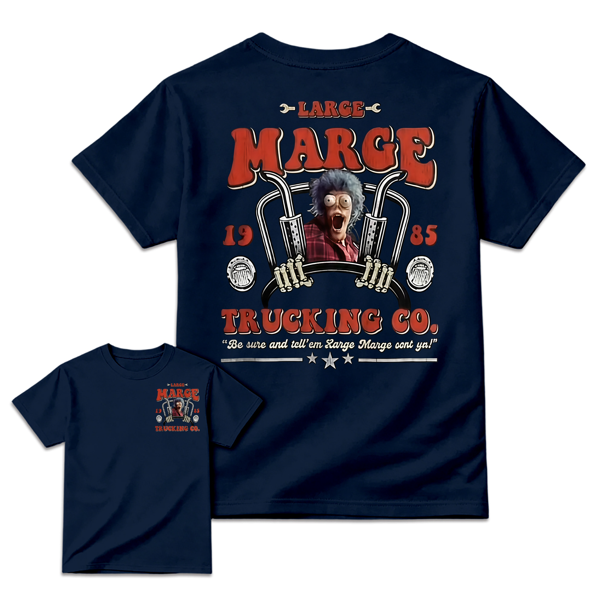 "Large Trucking Co." Retro Slogan T-shirt