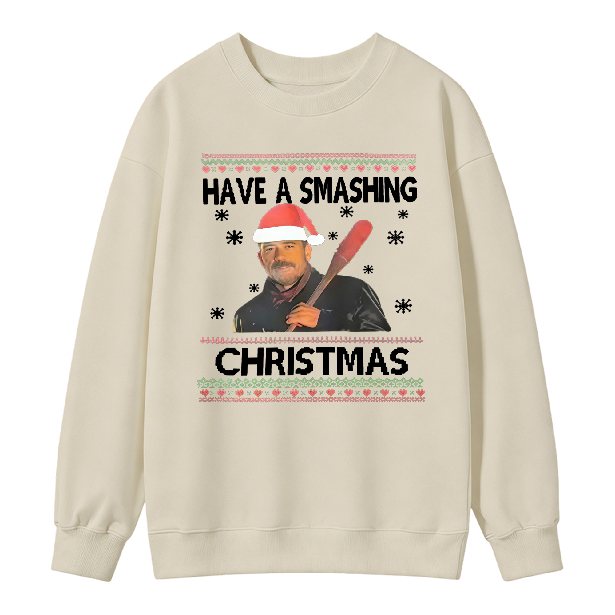 “Have A Smashing Christmas” T.W.D Movie Sweatshirt
