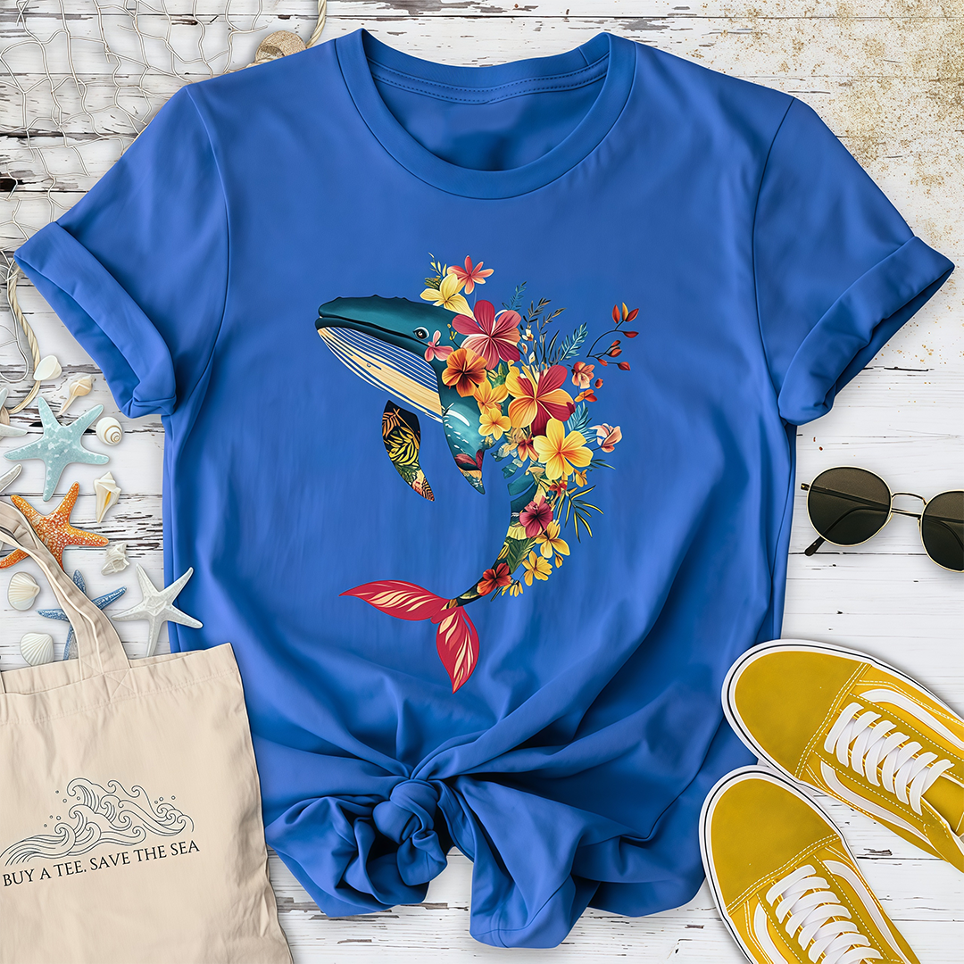 Floral Whale T-Shirt