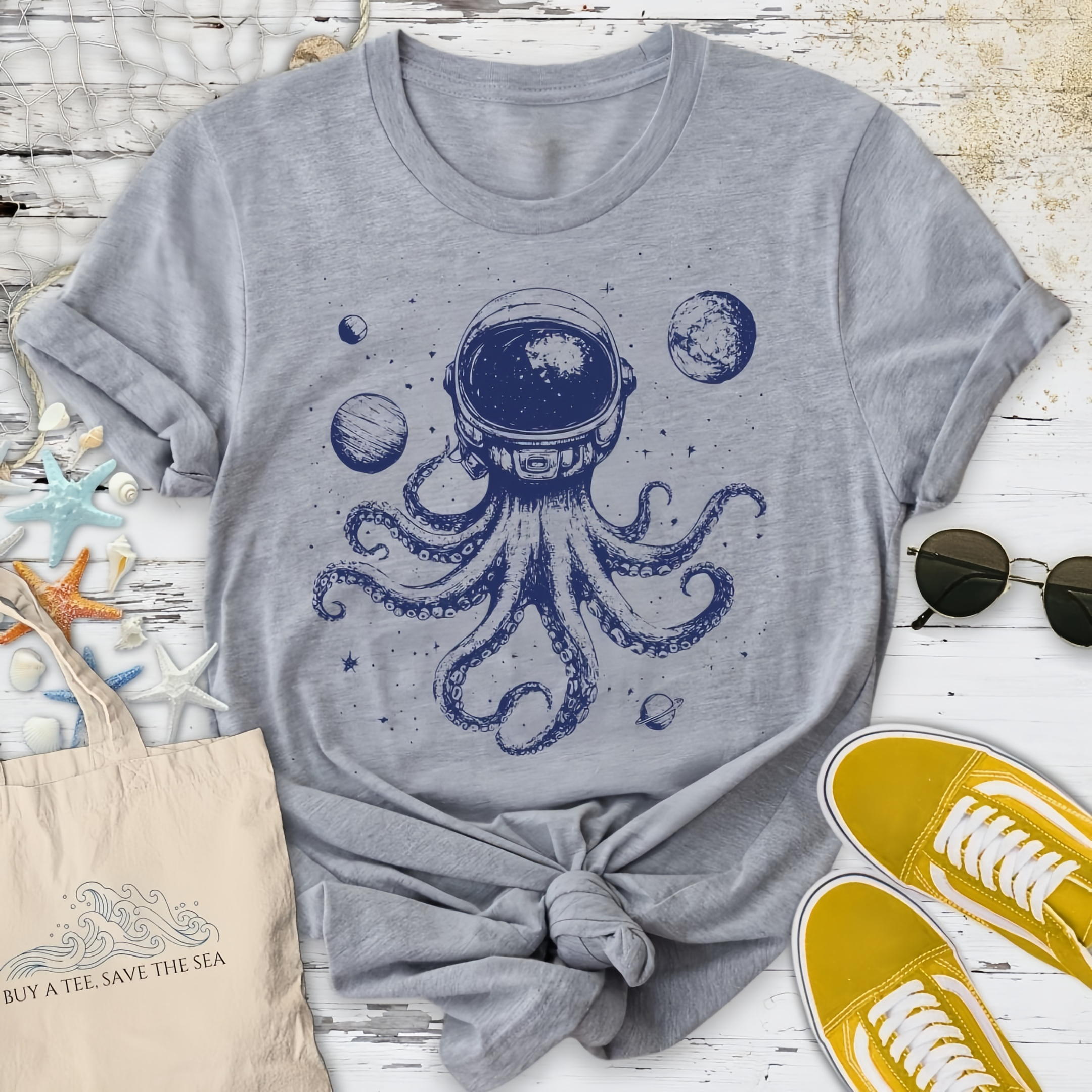 Space Octopus T-Shirt