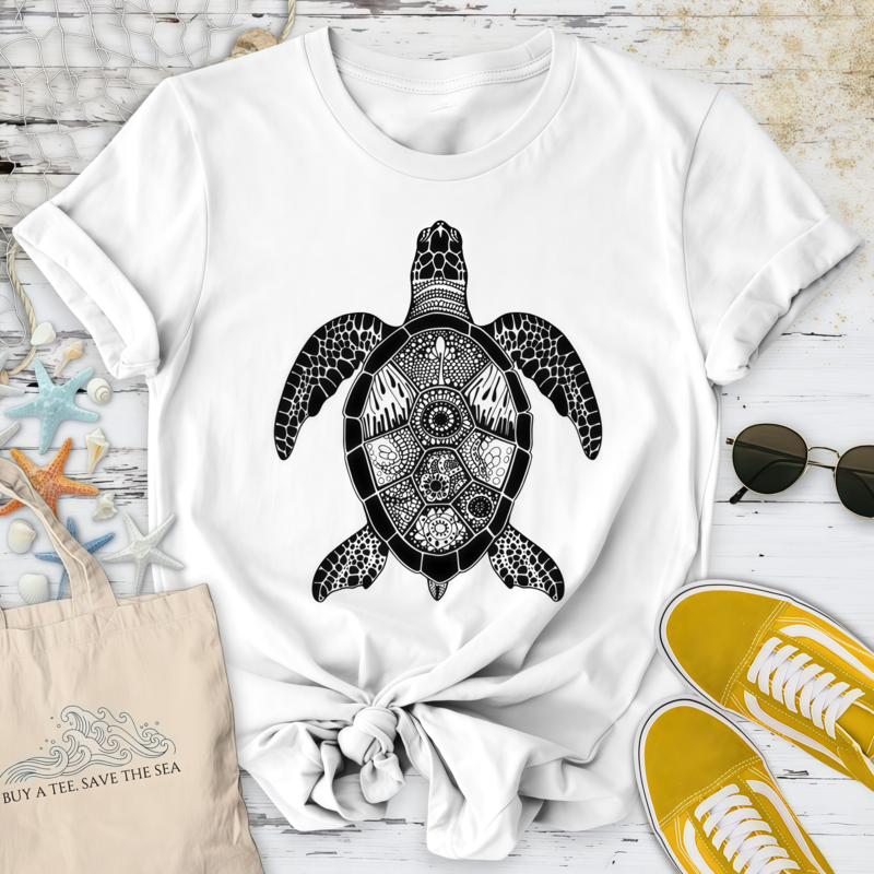 Turtle Zentangle T-Shirt