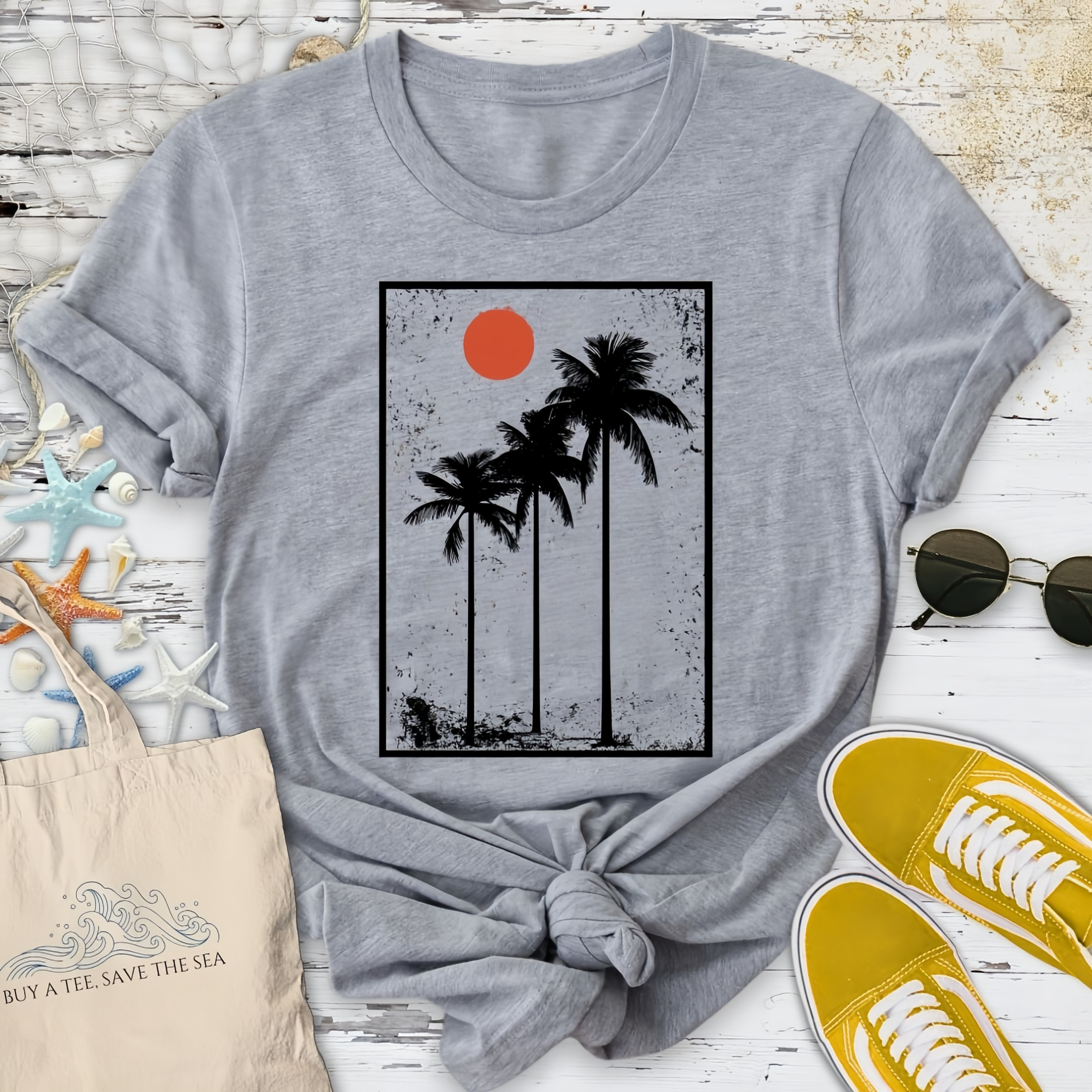 Vintage Palm trees T-Shirt