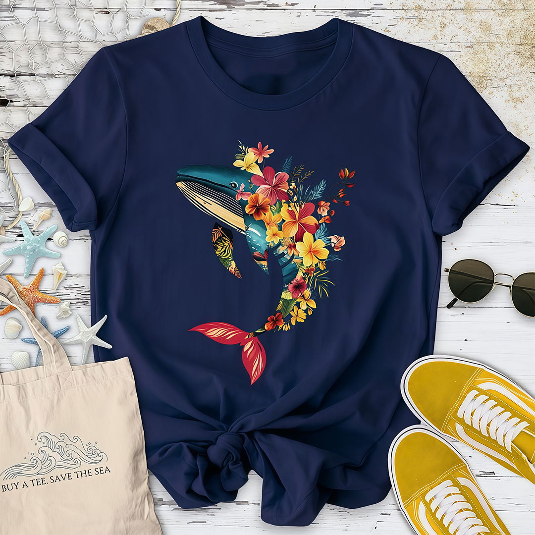 Floral Whale T-Shirt