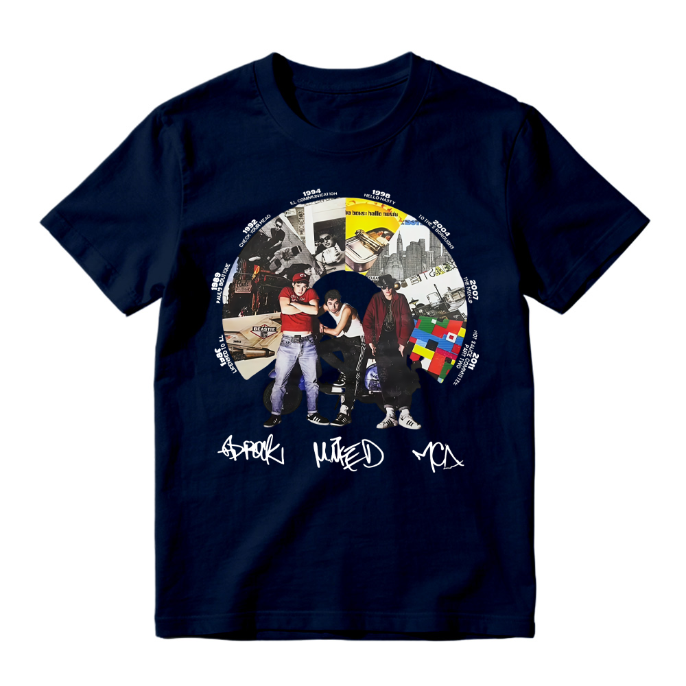 Beastie Boys Album Collage Retro T-shirt