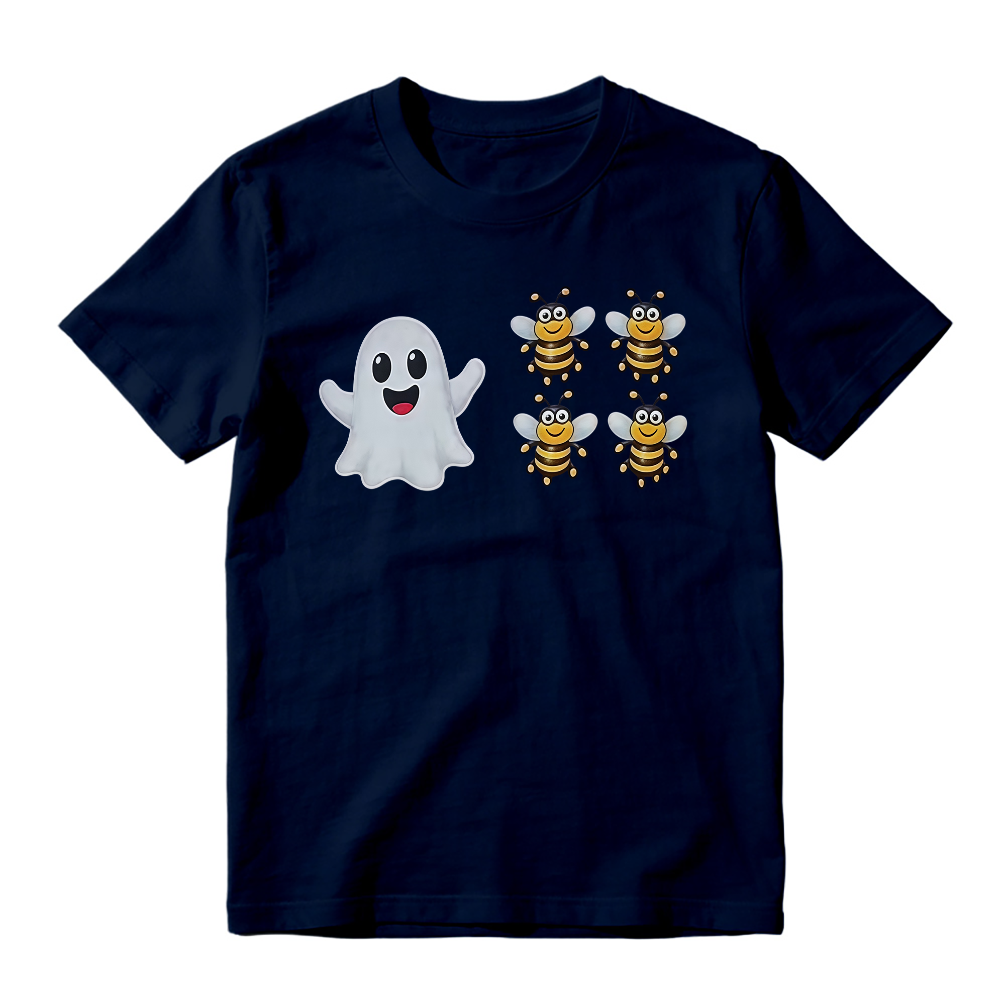 "Boo Bees" Cute Ghost & Bee Halloween T-shirt