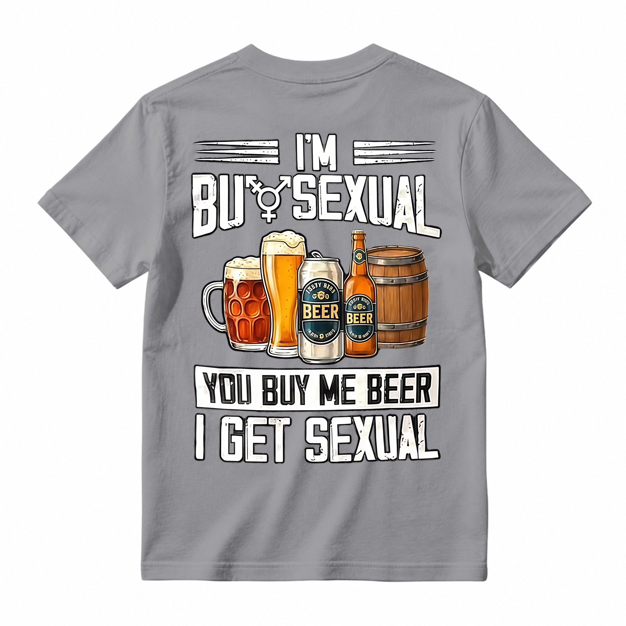"I'm Buy-Sexual" Beer Pun T-shirt