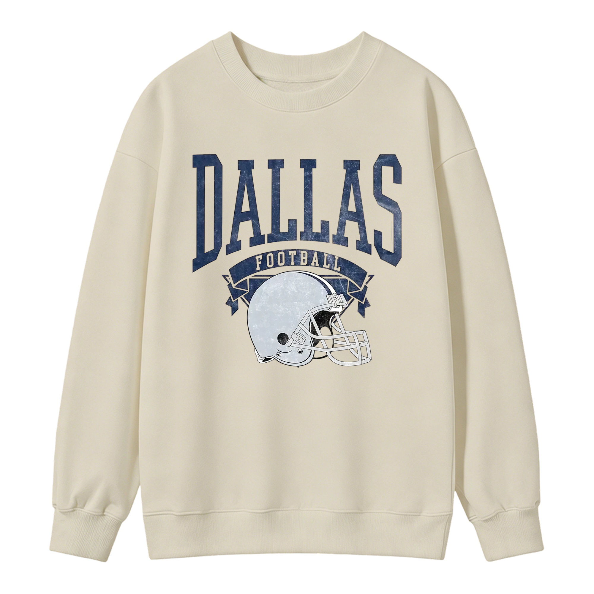 Vintage Football Sweatshirt Hometown Team Pullovers Sublimation Print Soft Cozy Retro Style Comfortable All-Season Wear