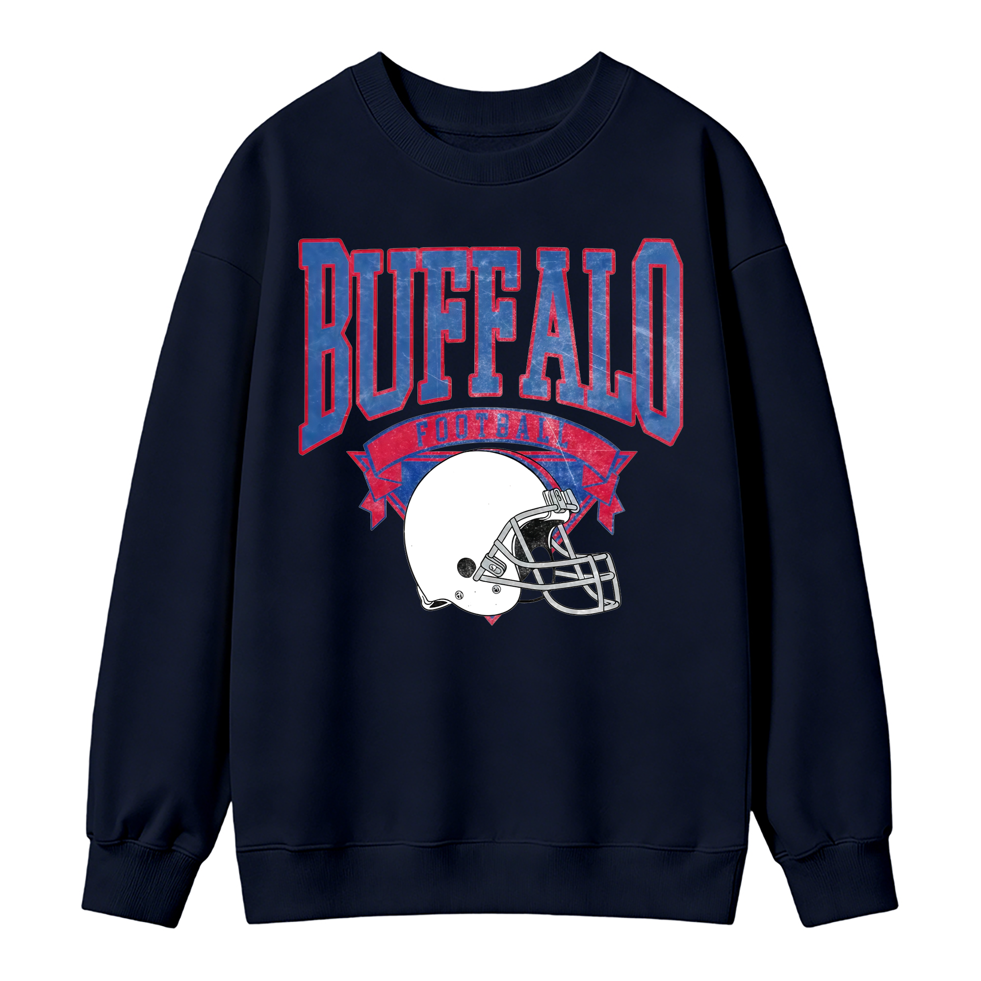 Vintage Football Sweatshirt Hometown Team Pullovers Sublimation Print Soft Cozy Retro Style Comfortable All-Season Wear