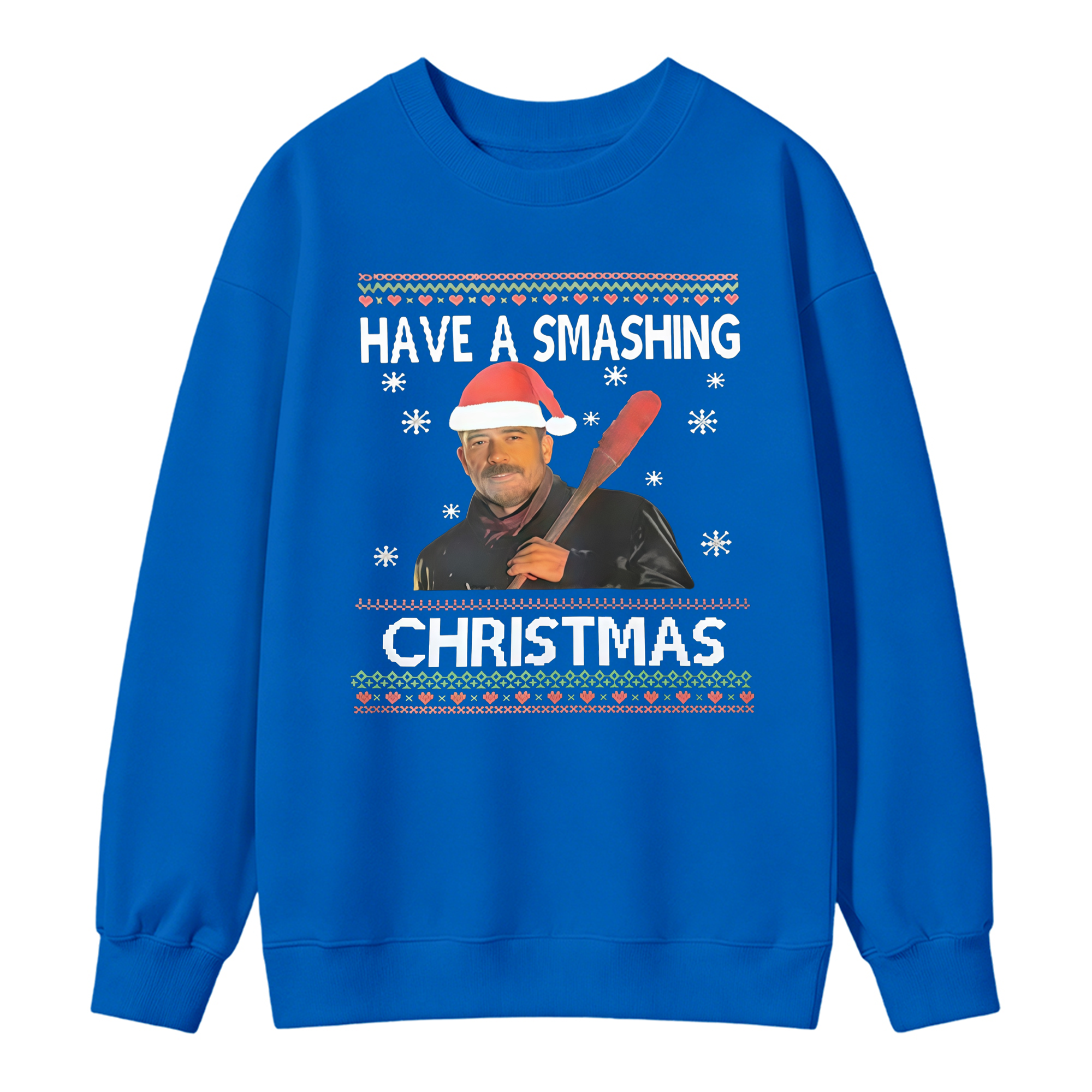 “Have A Smashing Christmas” T.W.D Movie Sweatshirt