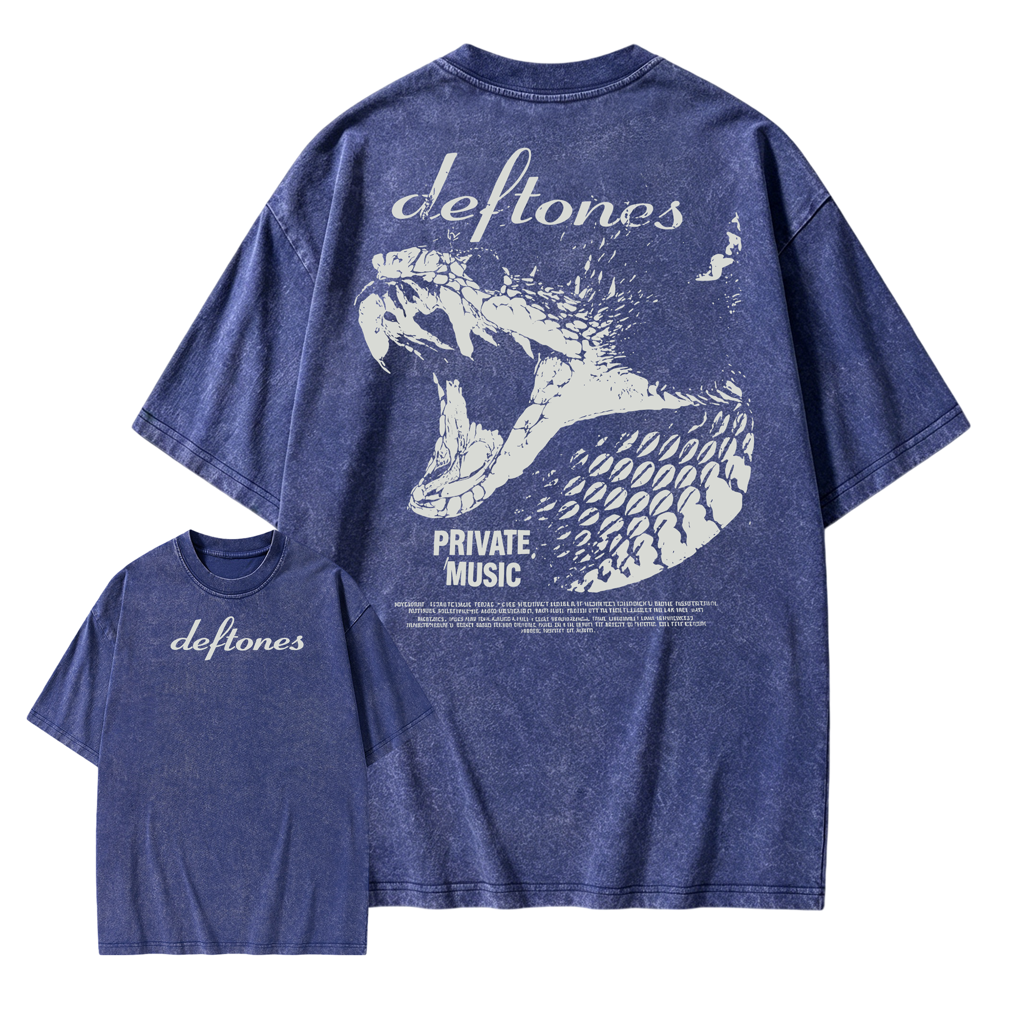 Deftones Private Music  Retro Washed T-shirt