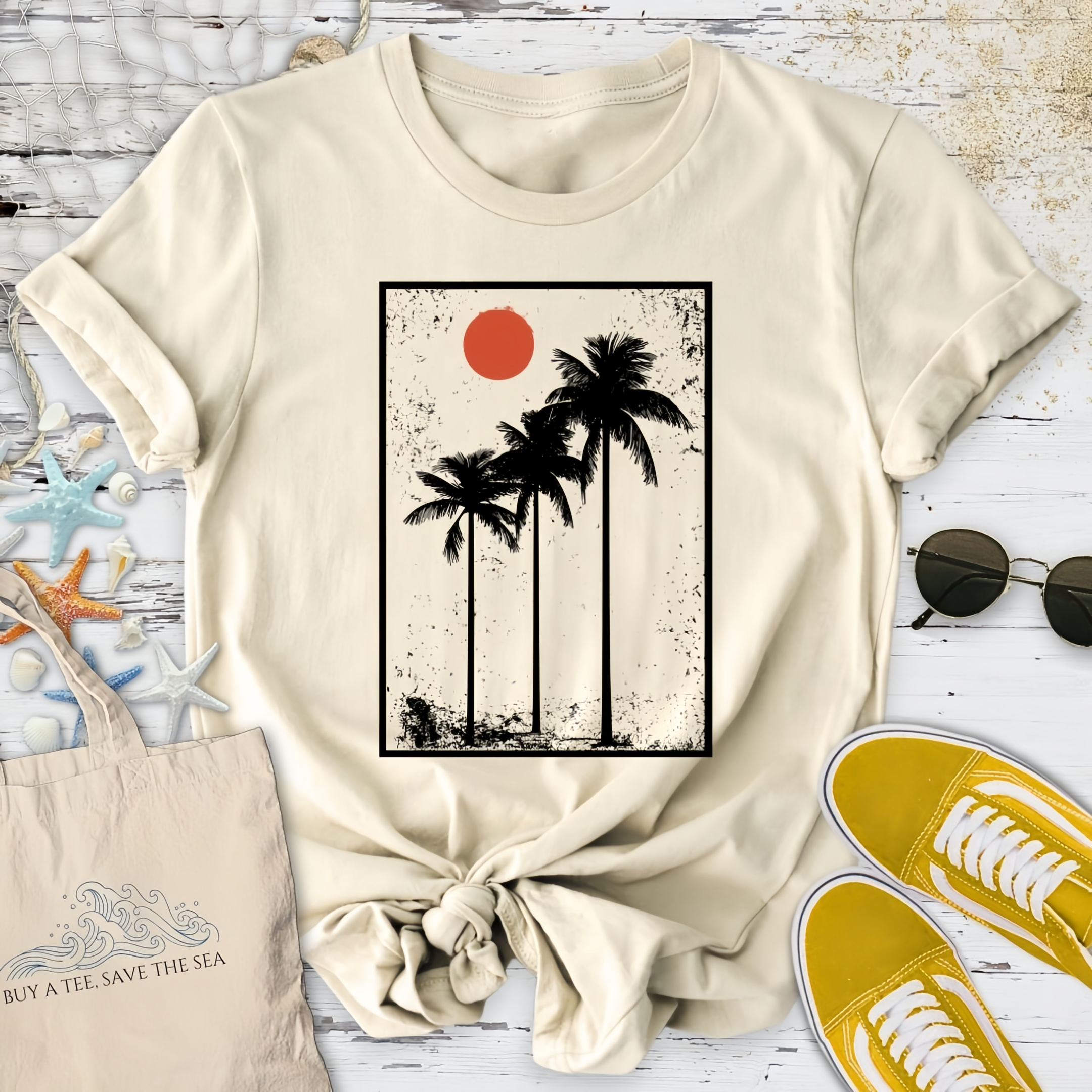 Vintage Palm trees T-Shirt